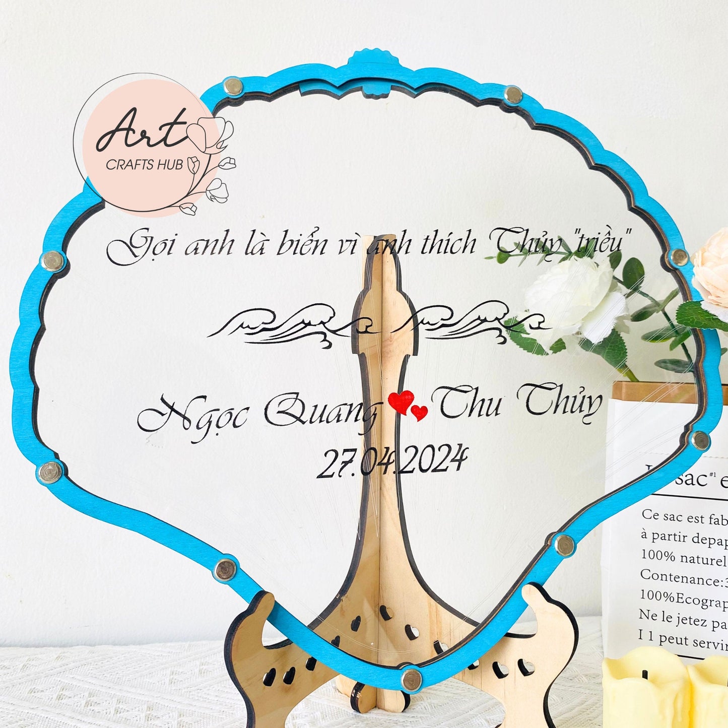 Nautical Themed Drop Box, Perfect for Beach Weddings. Custom Sea Shell Guest Book Alternative for Your Blue Sea Theme