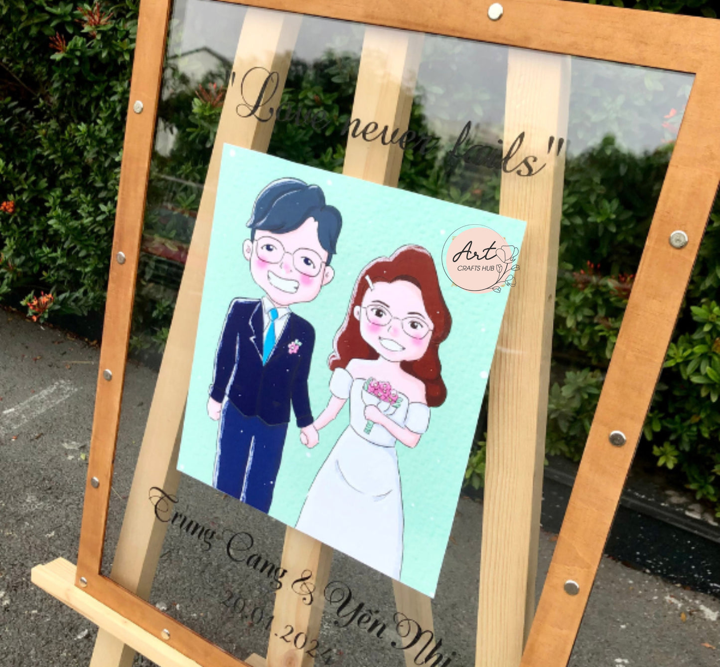Wedding Guest Book Alternative, Personalized Wedding Guest Book Sign with Photo, Rectangle Guest Book Sign, Wedding Photo Guest Book Gift