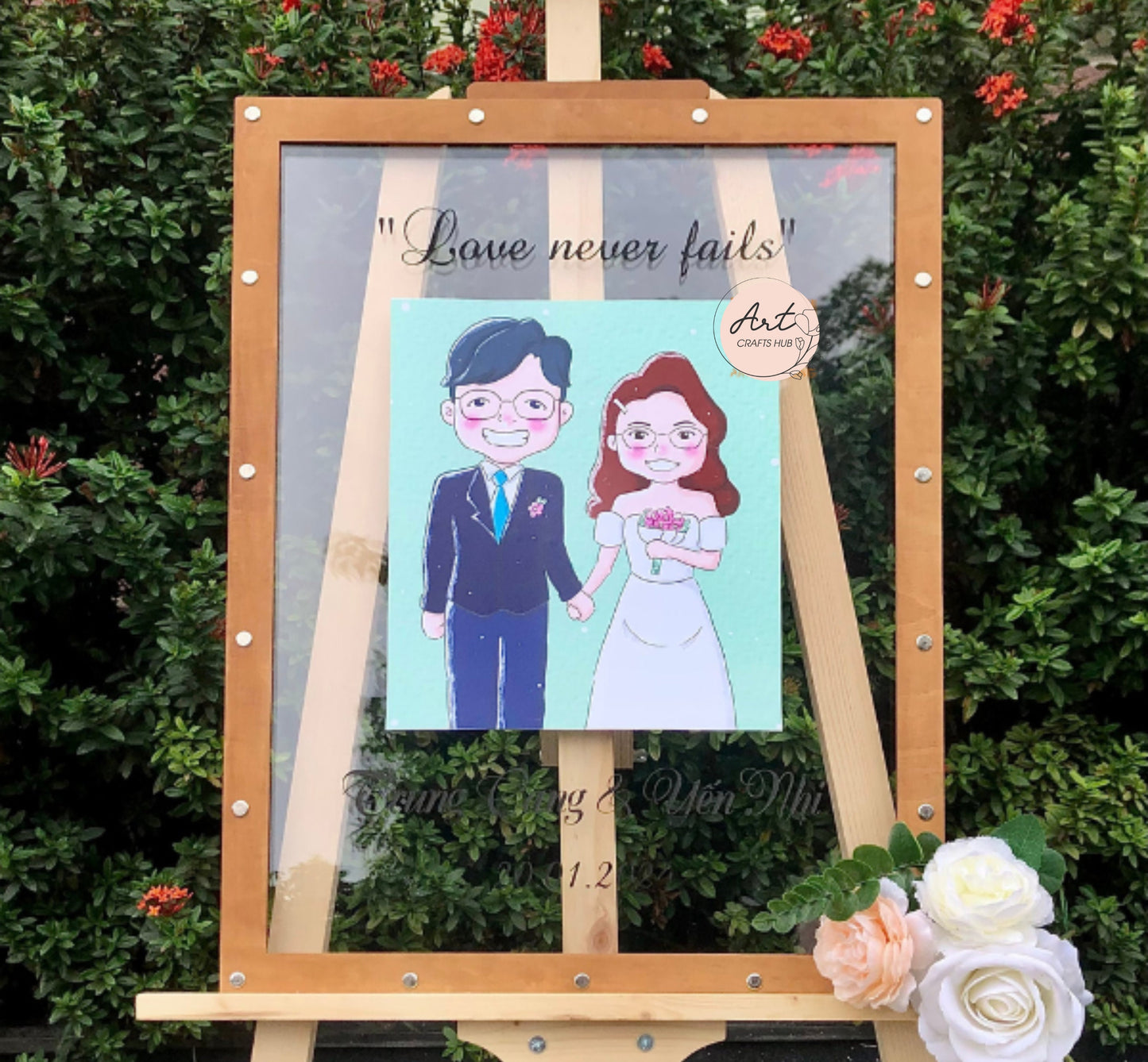 Wedding Guest Book Alternative, Personalized Wedding Guest Book Sign with Photo, Rectangle Guest Book Sign, Wedding Photo Guest Book Gift