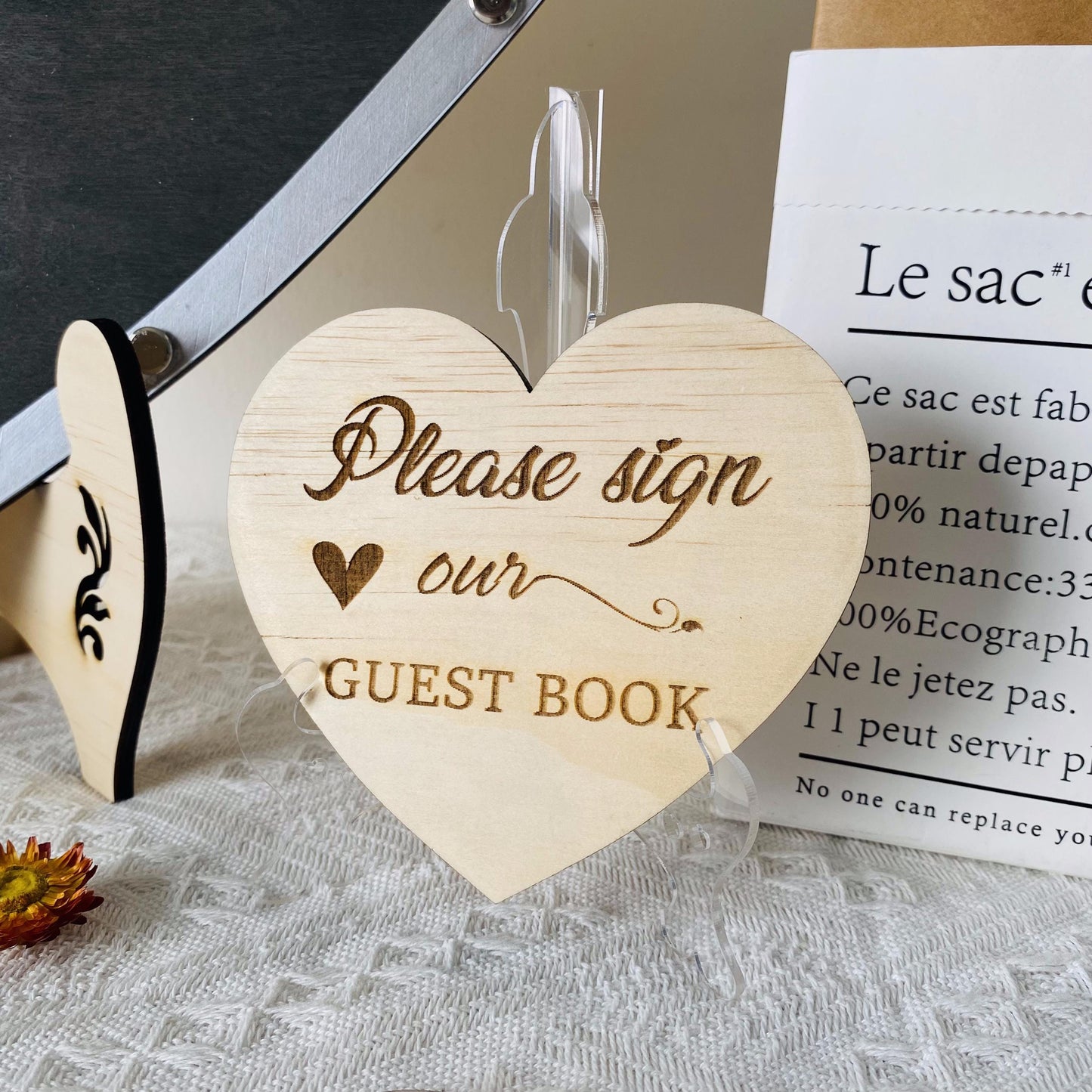 Funeral Guest Book Alternative, Custom Wooden Memorial Guest Book, Remembrance Guest Book Tribute, Personalized Memorial Guest Book