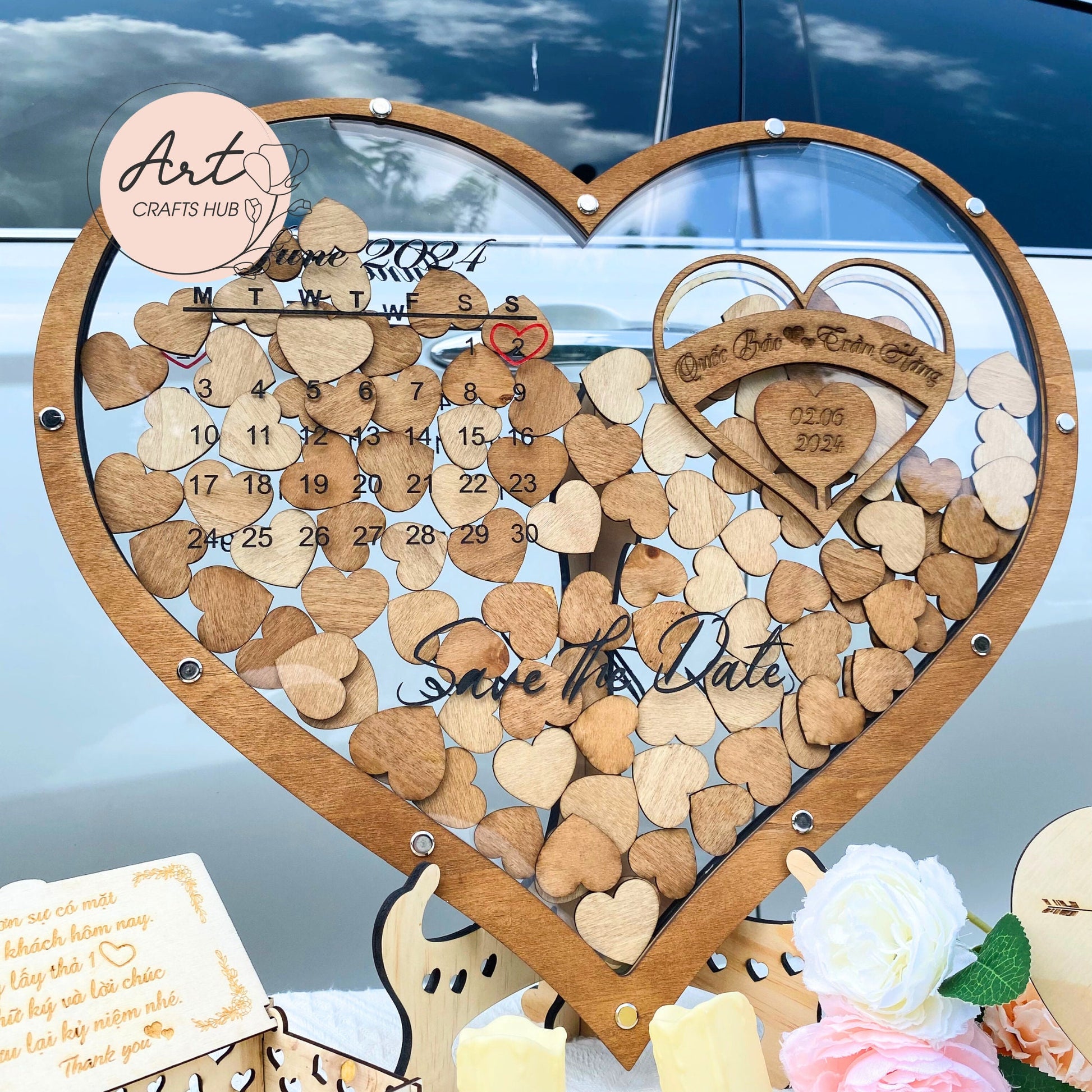 Heart Frame Drop Signature Art Meaningful Alternative To Traditional Guest Books