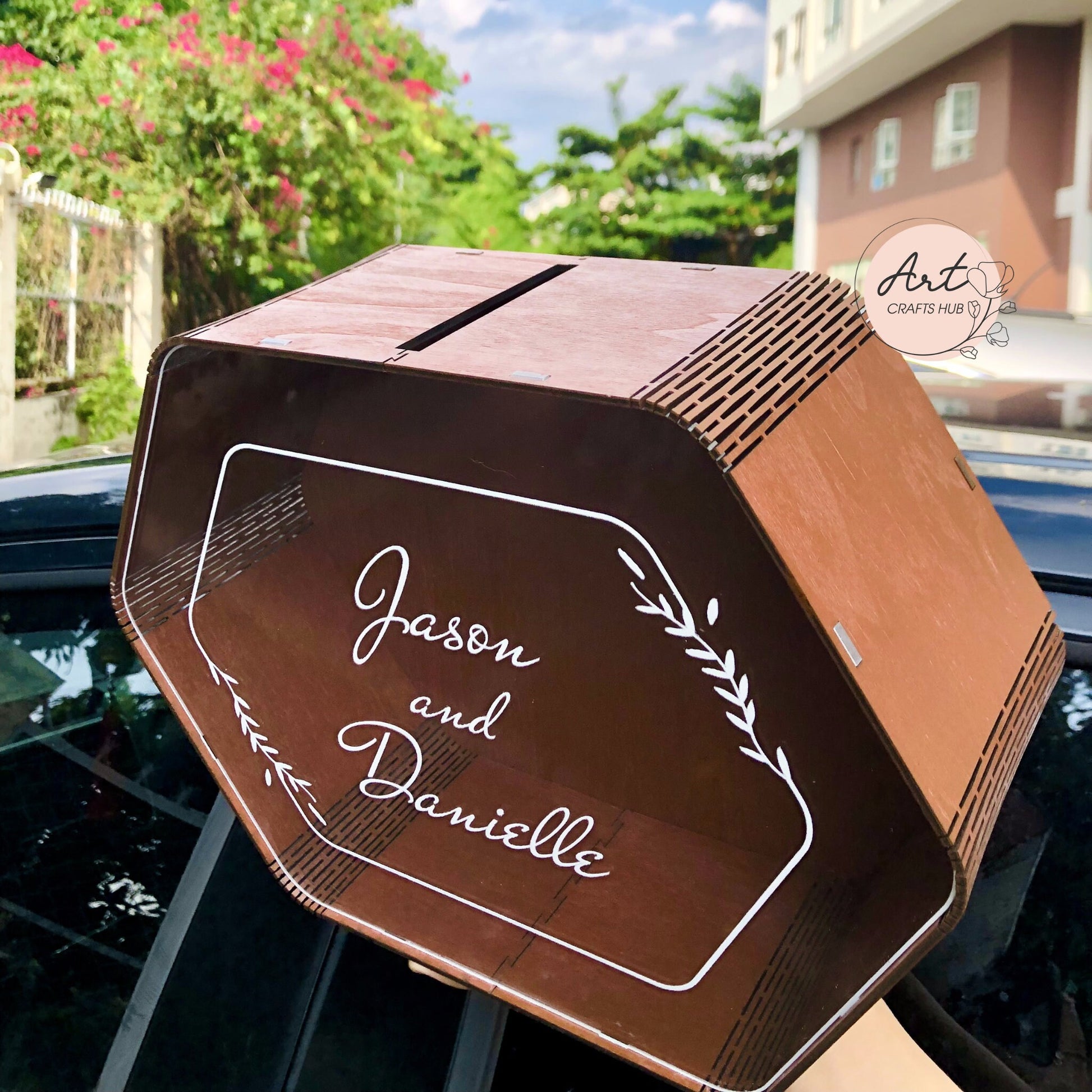 Wedding Card Box, Wedding Money Box,  Embrace Rustic Elegance with Personalized Decor, Cherish Memories with a Custom Keepsake Box