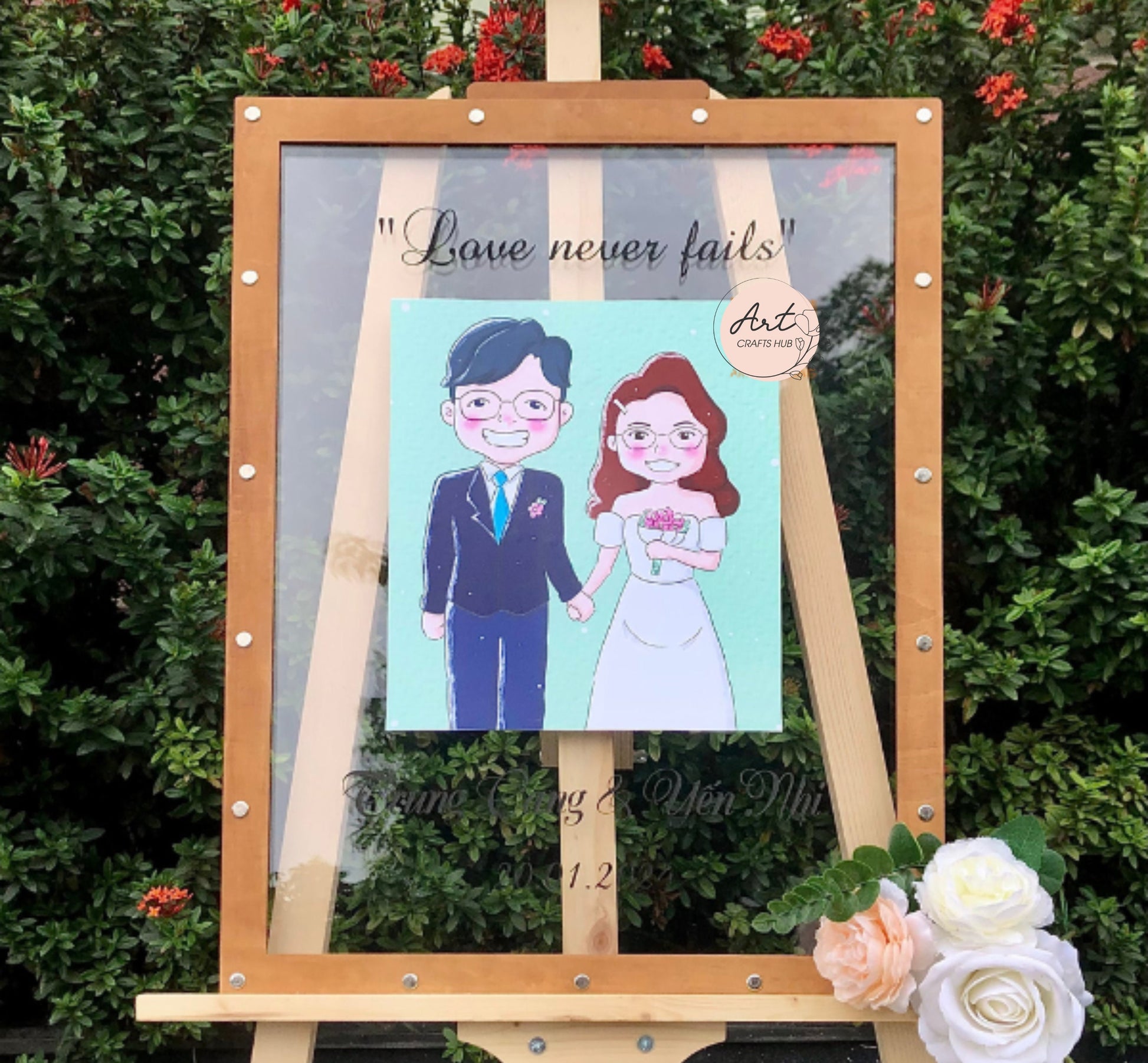 Wedding Guest Book Alternative, Personalized Wedding Guest Book Sign with Photo, Rectangle Guest Book Sign, Wedding Photo Guest Book Gift