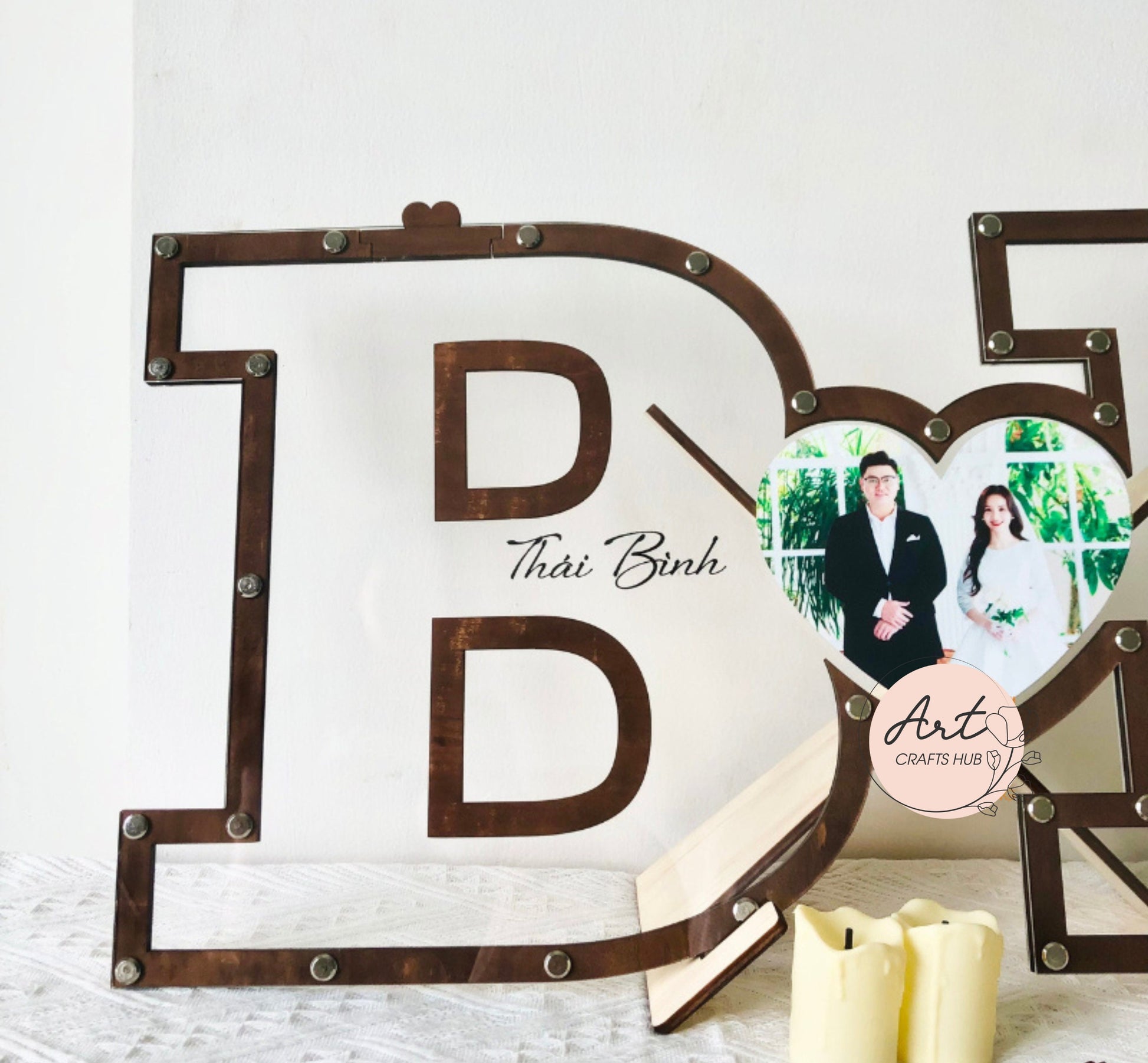 Guest Book Alternative Wedding, Wooden Name Sign Custom Letter a Guest Book Wedding, Custom Wedding Guest Book with Photo, Wedding Decor