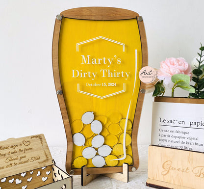 Oktoberfest Guest Book, Personalized Beer Mug Guest Book, Beer Party, Birthday Guest Book, Birthday Drop Box, Alternative Wedding Guest Book