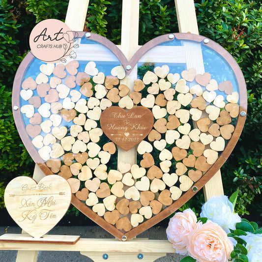 Rustic Wedding Guest Book Alternatives, Charming Decor and Unique Sign-in Experience