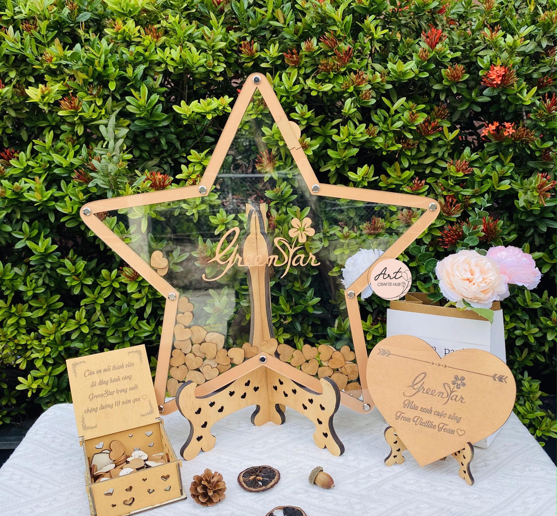 Star Wedding Guest Book, Star's Drop Box, Wedding Guest Book Alternative, Unique Star Guest Book for Memorable Weddings